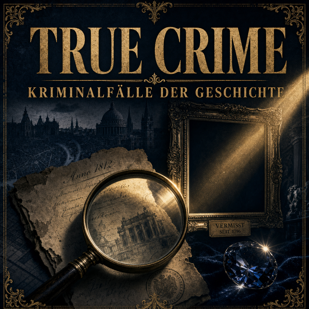 Podcast-Cover: True Crime – Kriminalfälle der Geschichte